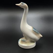 Vintage Soviet Porcelain Figure Statue Goose Marked Gorodnitsa Ukraine 6... - $80.00