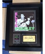 Authentic piece of Elvis Presley's hair  COA certificate 13 X 16 Memorab... - $296.99