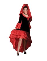 Women&#39;s Black Spanish Dancer Costume, Large - £207.82 GBP