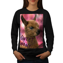 Sweet Home LLama Animal Jumper Sweet Home Women Sweatshirt - £14.85 GBP