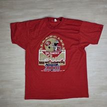 Vintage San Francisco 49ers Super Bowl XXIII 1988 NFC Champions Shirt Si... - $28.12