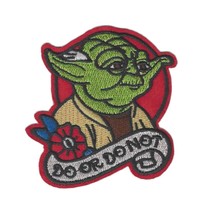YODA IRON ON PATCH 3&quot; Red Do Or Do Not Star Wars Jedi Embroidered Tattoo... - £2.35 GBP