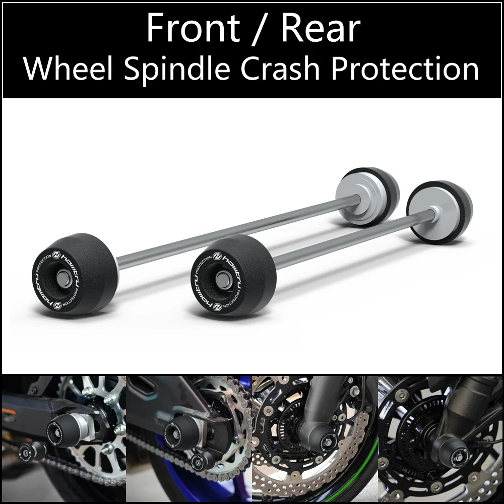 For yamaha xsr900 2022 2023 front rear wheel spindle crash protection thumb200