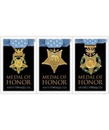 2015 49c Medal of Honor, Strip of 3, Vietnam War Scott 4988a Mint F/VF NH - $5.81