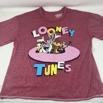 Looney Tunes Womens T Shirt Sz M color Scarlett Berry - $16.87