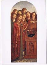 Art Postcard Van Eyck Les Anges Chanteurs The Singing Angels - £3.18 GBP