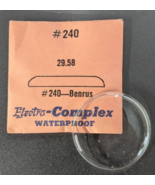 NOS Electro-Complex Acrylic Watch Crystal for Benrus 29.58mm  #240 - $22.99 CAD