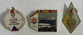 Lot of 3 Delta Olympic Pins - £11.42 GBP