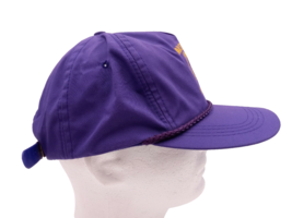 Bulldogs Mascot Baker City Sportcap Purple Baseball Cap Hat Adjustable Back - £7.32 GBP