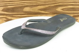 Reef Sz 9 M Gray Flip Flop Synthetic Women Sandals - £15.76 GBP