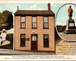 The Late Mark Twain His Boyhood Home &amp; Monument Hannibal MO Postcard PC9 - £4.00 GBP
