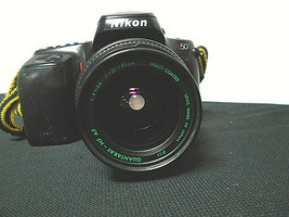 Nikon N50 SLR 35 mm Film Camera w/Quantaray-NF AF 35-80 mm 1:4-5.6 Lens - $98.99