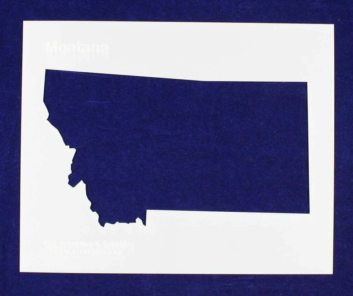 State of Montana Stencil 14 Mil 8&quot; X 10&quot; Painting /Crafts/ Templates - $15.52
