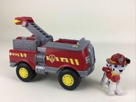 Paw Patrol Marshall&#39;s Forest Fire Rescue Firetruck Saw Ladder Figure Spin Master - $19.75
