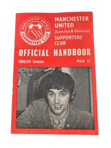 Manchester United Oficial Handbook 1968/69 Temporada - $25.60