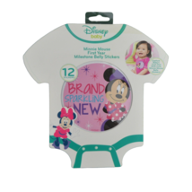 Disney Baby Minnie Mouse First Year Milestone Belly Stickers Baby Girl NEW - £7.18 GBP