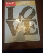 Stencil 1 LOVE BRAND NEW SHIPS N 24 HOURS - £13.30 GBP