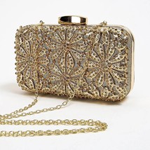 Vintage   flowers Banquet Bag   Evening Bags For Female Shiny Rhinestones Bags F - £76.24 GBP