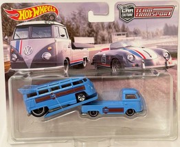 Custom Made Vw 21 Window Drag Bus Hot Wheels Team Transport Gulf Racing w/ Rr - £133.93 GBP