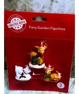 Ship N 24 Hours: New Christmas Fairy Garden Figurines. “Rudolph” 3 Pc. 1... - $17.24 CAD