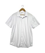 BYLT Polo Shirt Mens XL White Button Up Performance Stretch Lightweight ... - $547.41 MXN