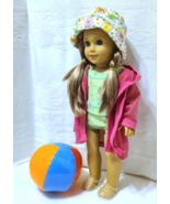 Clothes for 18&quot; Dolls 5-PC Swim Set ~ Tankini, Coverup, Hat, Ball, &amp; San... - $14.84