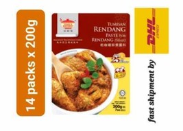 Tean&#39;s Gourmet Paste for Rendang (Meat)  14 packs x 200g shipment by DHL... - £86.70 GBP