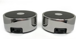 True Wireless Speakers: Twin Portable TWS Bluetooth Mini Stereo Speaker Dual Set - £71.88 GBP