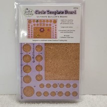 Quilled Creations Quilling Tool CIRCLE TEMPLATE BOARD Use w/Quilling kit... - $11.57