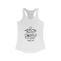 Women&#39;s Ideal Outdoor Racerback Tank Vintage Adventure Mountains Hiking ... - £20.55 GBP+