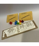 Vintage Clue Game 1972 Parker Brothers Replacement Pieces Dice Tokens Score - $24.61 CAD