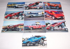 1960s FUNNY CARS 10 Color 4x6 Photos Lot #12-Fast Eddie-Brutus-Keaton-Super Cuda - £11.95 GBP