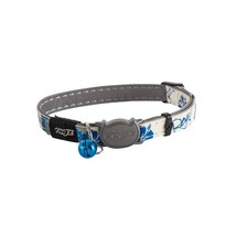 Rogz Catz GlowCat Collar, Blue Floral  - $23.17 CAD