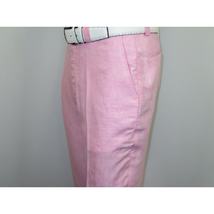 Mens Premium 100% Linen Cocktail Suit by INSERCH Breathable and cool SU880 Pink image 11