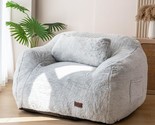 Maxyoyo Giant Bean Bag Chair With Pillow, Large Adult Size Bean Bag Chai... - $246.96