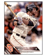 2016 Topps Brandon Belt  San Francisco Giants #424 Baseball
  card   MATV4 - $2.30