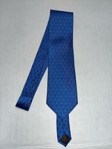 Alynn Men&#39;s Tie Blue w/ Silver Stethoscopes - £11.84 GBP