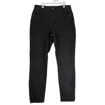 Faith Black Stretch Denim Jeans Women&#39;s 12 &quot;Have Faith&quot; 30x28&quot; High Rise... - €17,26 EUR