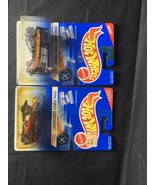 2 HOT WHEELS 1996 FIRST EDITIONS DOG FIGHTER And Rail Rodder BLUE CARD MOC - £7.65 GBP