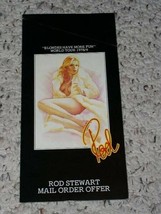 Rod Stewart Concert Tour Merchandise Flyer Vintage 1978 Blondes Have More Fun - £15.79 GBP