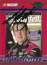 Autographed Kurt Busch 2004 Wheels High Gear Racing Nascar Illustrated Highlig Hx - £35.52 GBP