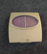 L&#39;oreal Wear Infinite Eye Shadow Duo VIOLET Matte/Perle (N010) - £18.82 GBP