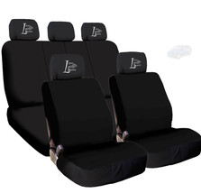 For Mazda Fabric Car Truck Seat Covers Live Laugh Love Headrest Full Set - $36.37