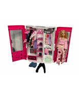 Barbie Fashionista Ultimate Storage Closet Wardrobe Doll Clothes Shoes H... - $45.31 CAD