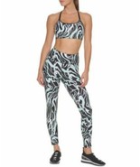 MSRP $70 Dkny Marble-Print 7/8-Leggings Beach Blue Size Small DEFECT - $22.67 CAD