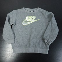 Nike Baby Boy&#39;s 24M Gray Camo Logo Pullover Casual Lounge Athletic Sweatshirt - £7.86 GBP