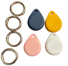 Silicone AirTag Compatible Cases with Keyring 4 Pack - £13.15 GBP