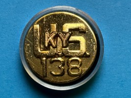 CIRCA 1937-1943, U.S, 138th REGIMENT, KENTUCKY, COLLAR DISK, TYPE III, E... - €12,84 EUR