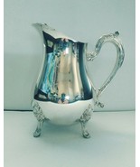Suffolk Silversmiths Silver Plate Footed Vintage England Water pitcher - £78.17 GBP
