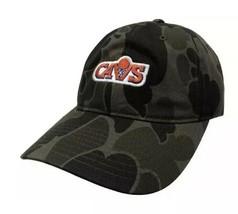 Nwt Cleveland Cavaliers Mitchell &amp; Ness Camo Adjustable Strapback Slouch Hat Cap - £7.90 GBP